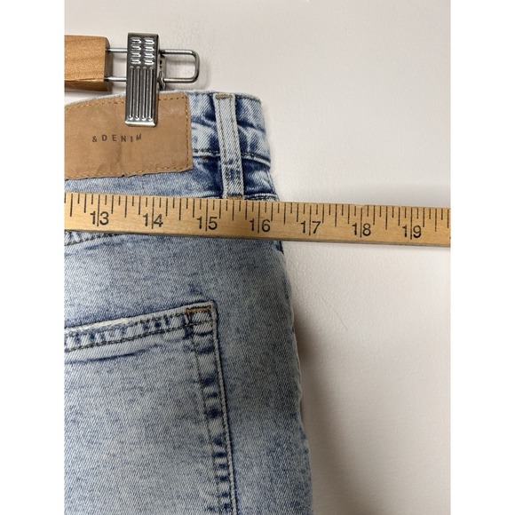 & Denim By H&M Loose Mom Ultra High Waist Ankle Length Jeans Women's Size 12 Y2K - Picture 5 of 9